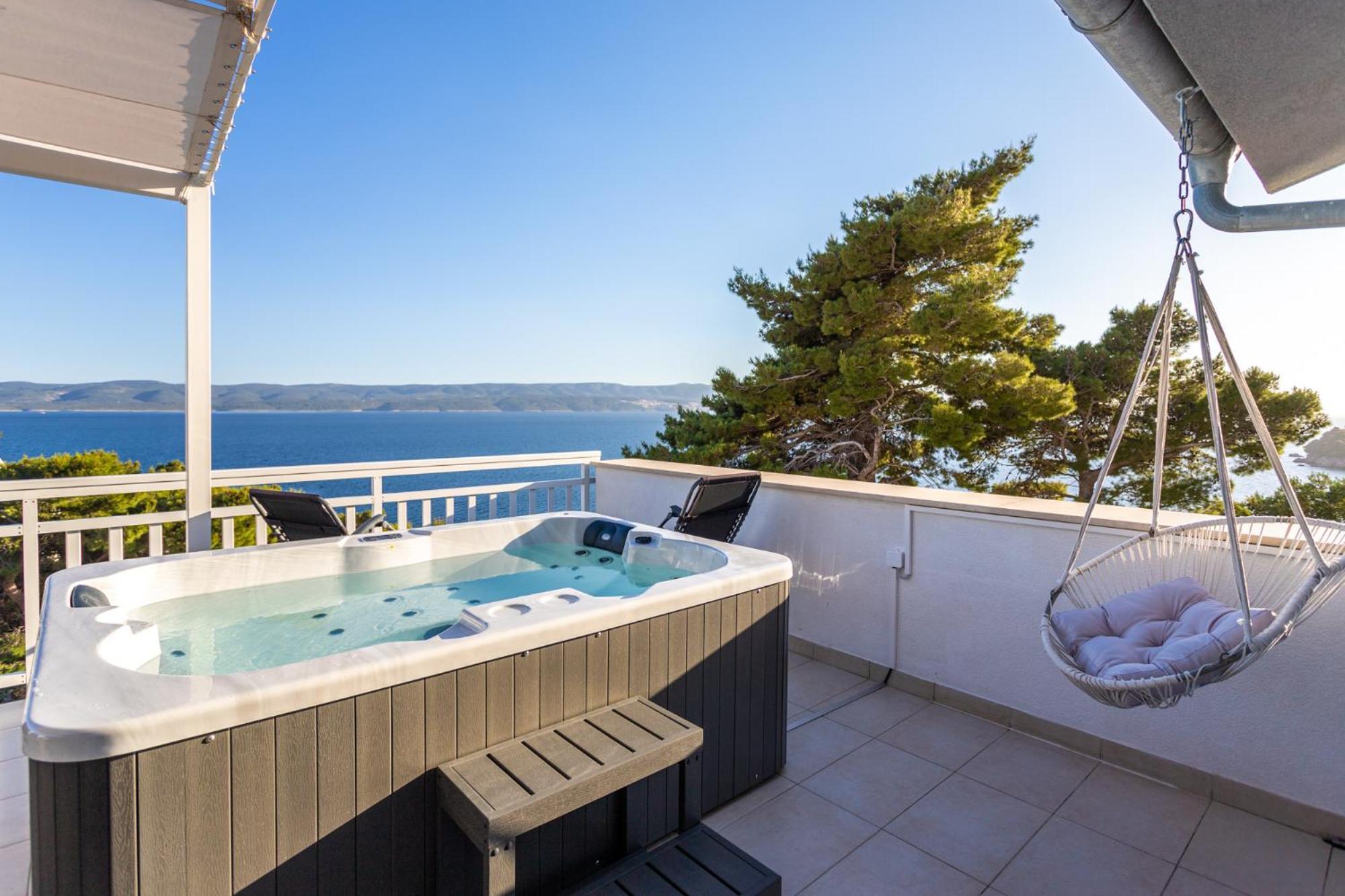 Magnificent Villa With Pool, Hot Tub, Sea View, Sauna Mimice Exterior photo