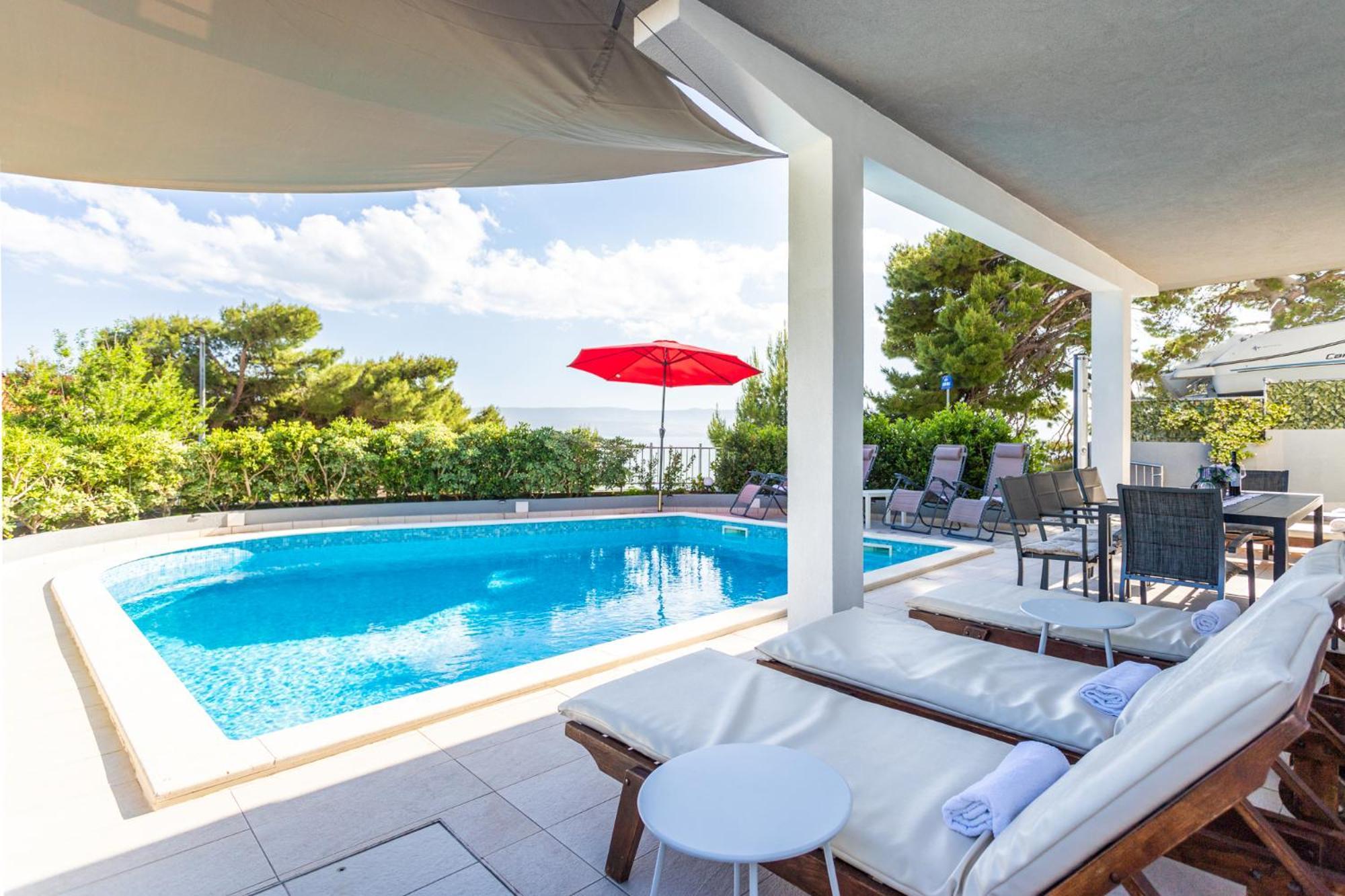 Magnificent Villa With Pool, Hot Tub, Sea View, Sauna Mimice Exterior photo